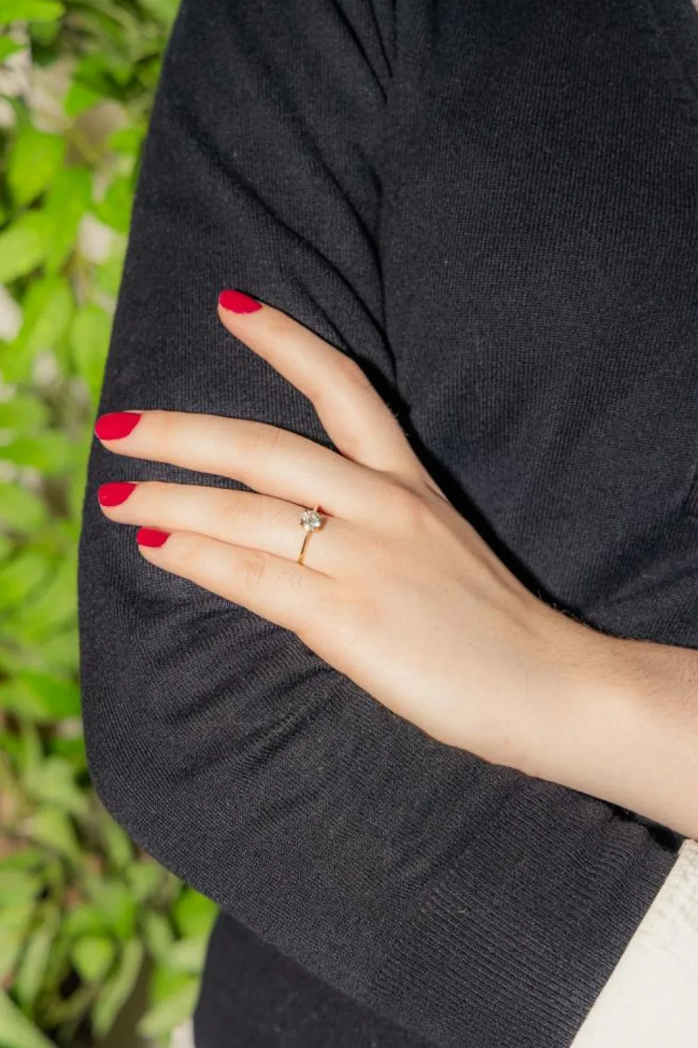 Bague Solitaire Or jaune Diamant