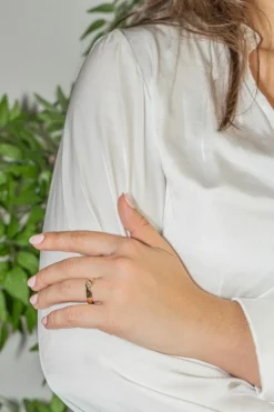 Bague Solitaire Or jaune Diamant