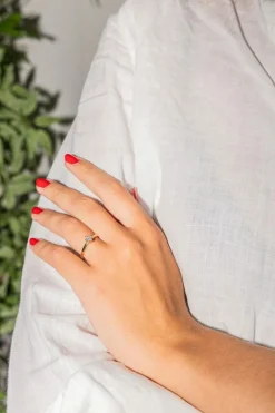 Bague Solitaire Or jaune Diamant