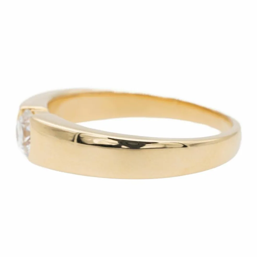 Bague Solitaire Or jaune Diamant