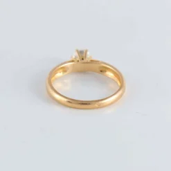 Bague Solitaire or jaune Diamant 0.40ct