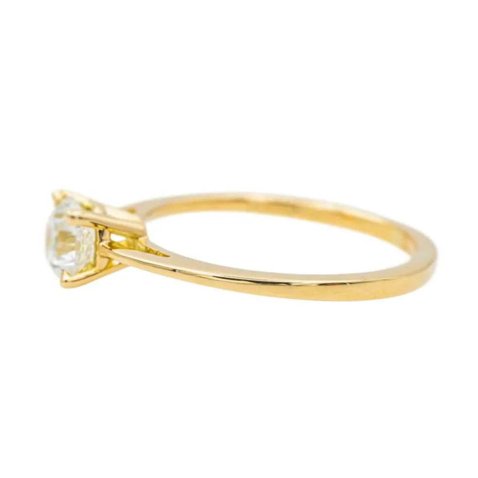 Bague Solitaire Or jaune Diamant