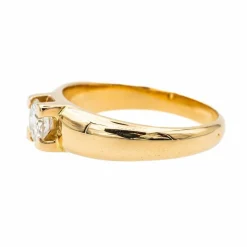 Bague Solitaire Or jaune Diamant