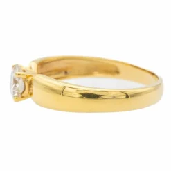 Bague Solitaire Or jaune Diamant
