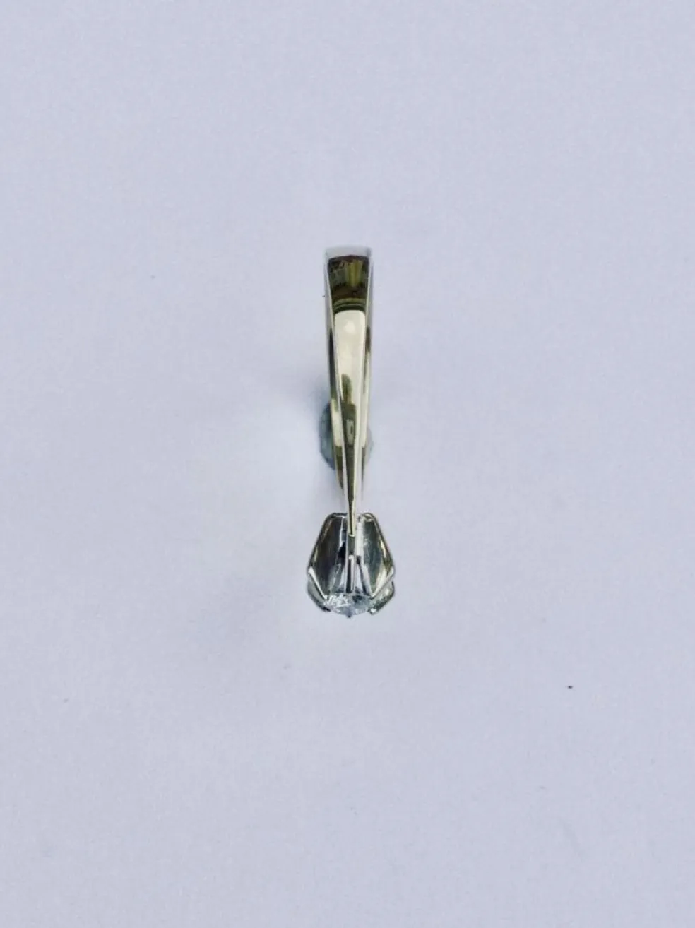 Bague Solitaire Or Jaune Diamant 0.16ct