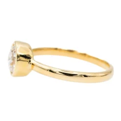 Bague Solitaire Or jaune Diamant