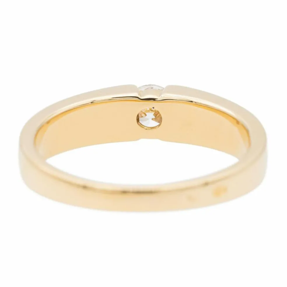 Bague Solitaire Or jaune Diamant
