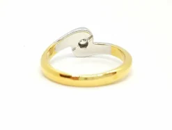 Bague Solitaire Or jaune Diamant