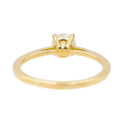 Bague Solitaire Or jaune Diamant