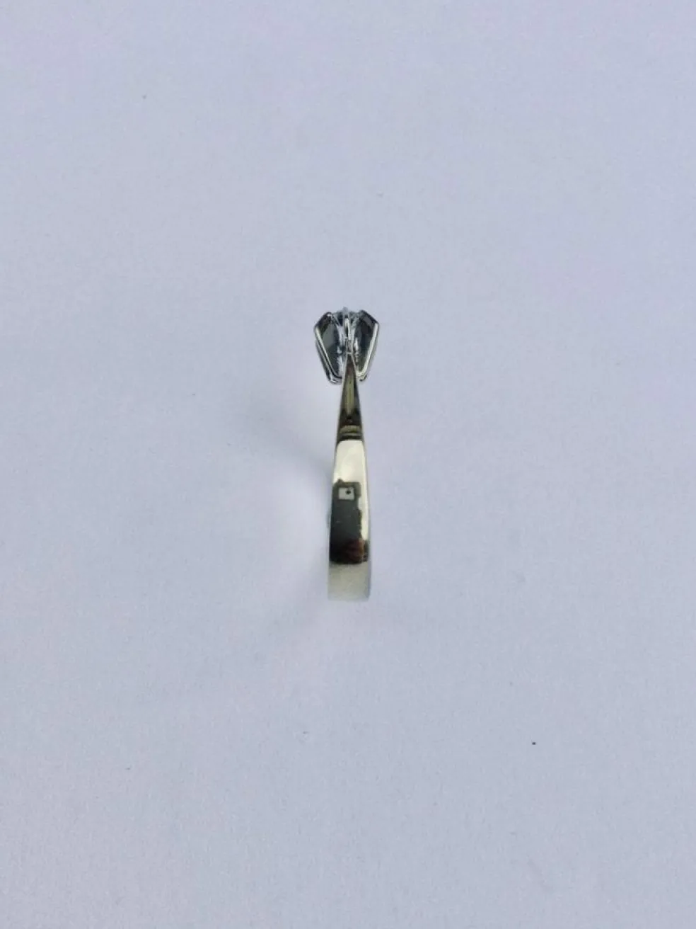 Bague Solitaire Or Jaune Diamant 0.16ct