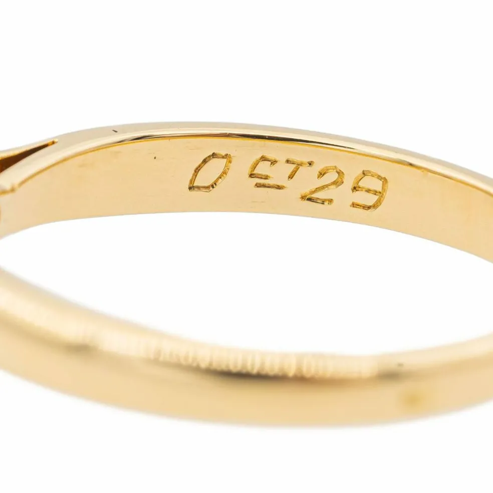 Bague Solitaire Or jaune Diamant