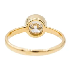 Bague Solitaire Or jaune Diamant