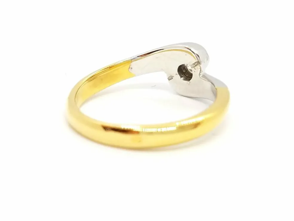 Bague Solitaire Or jaune Diamant