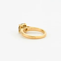 Bague solitaire Or jaune Diamant