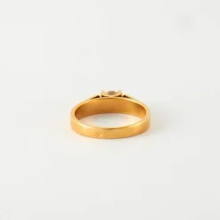 Bague Solitaire Or jaune Diamant 0.26ct