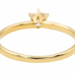 Bague Solitaire Or jaune Diamant