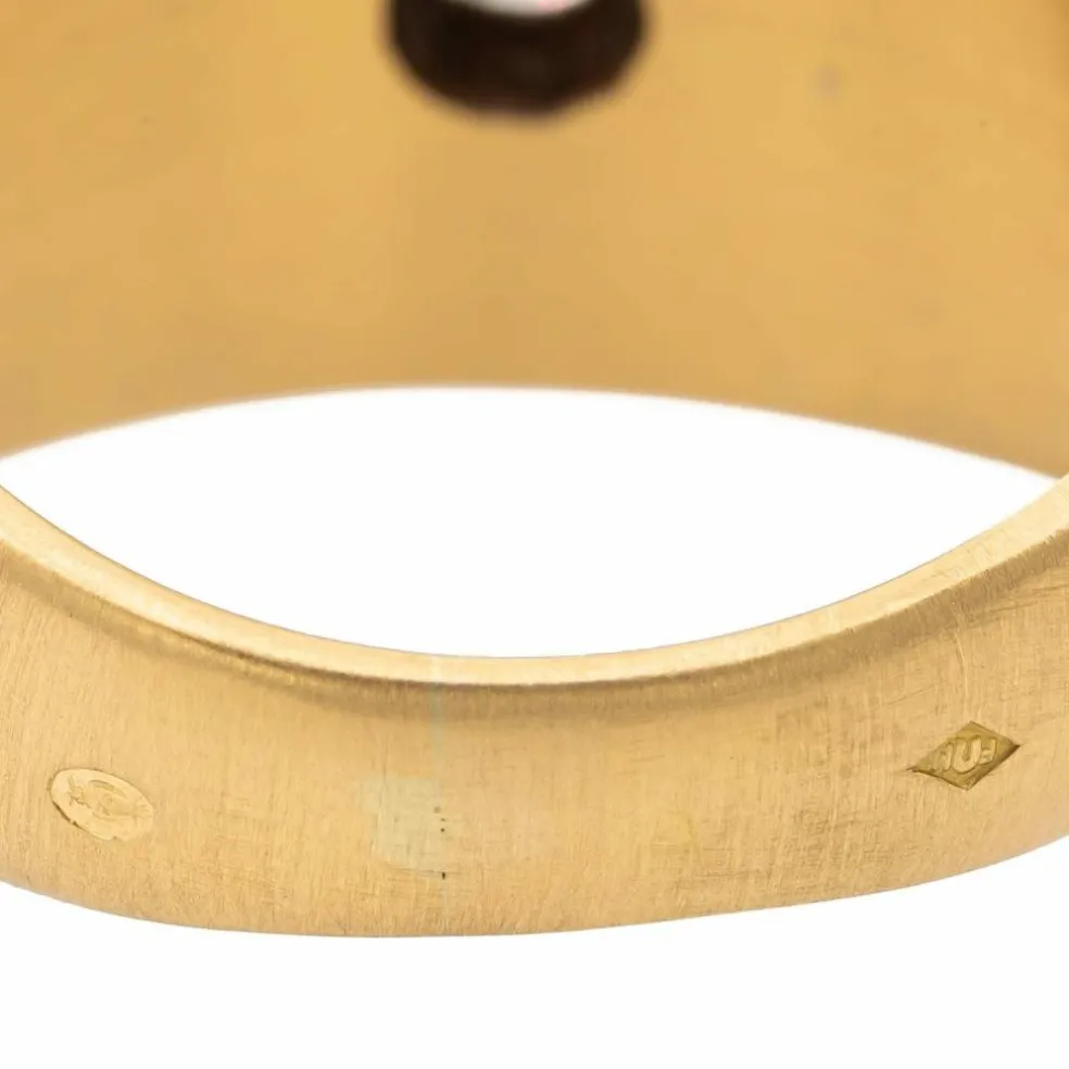 Bague Solitaire or jaune diamant