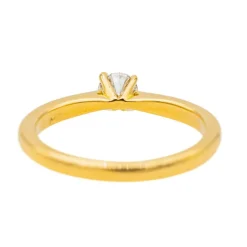Bague Solitaire Or jaune Diamant