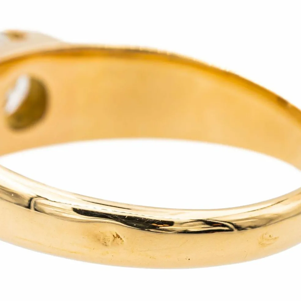 Bague Solitaire Or jaune Diamant