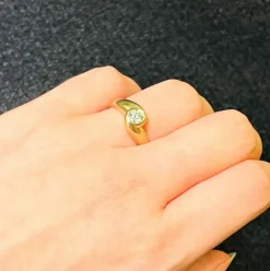 Bague Solitaire Or jaune & Diamant