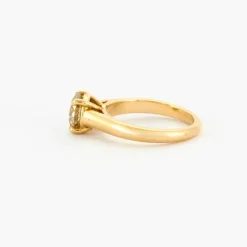 Bague solitaire Or jaune Diamant