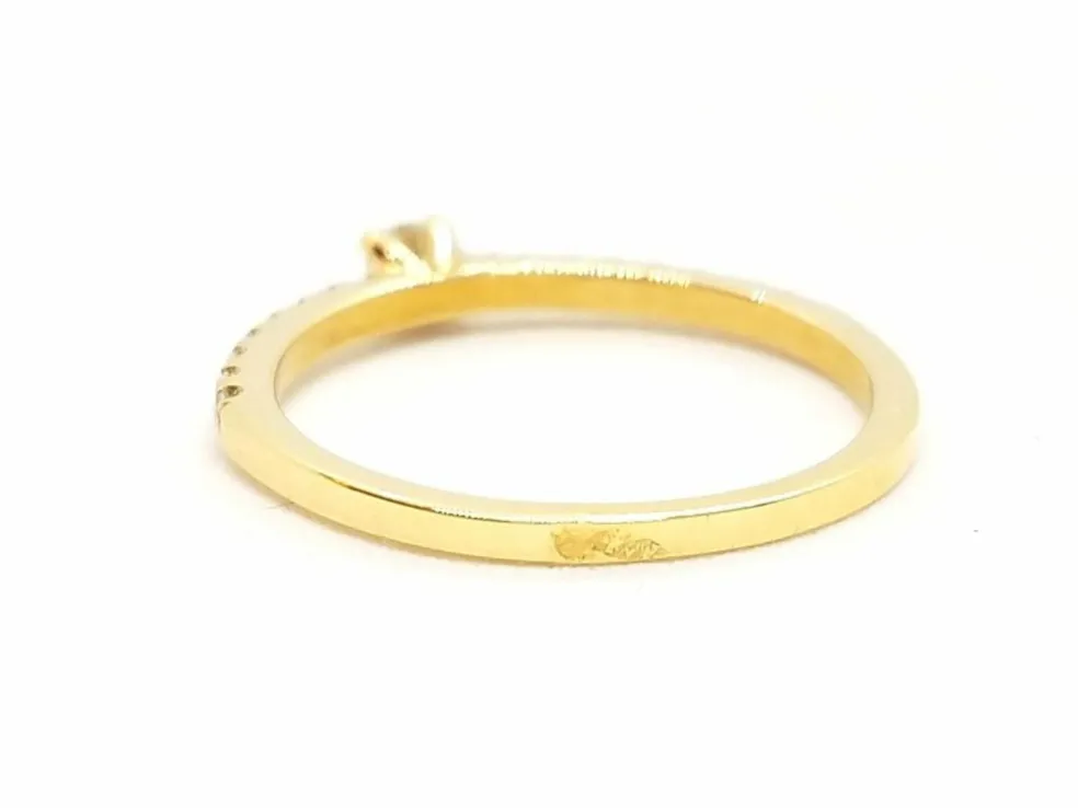Bague Solitaire Or jaune Diamant