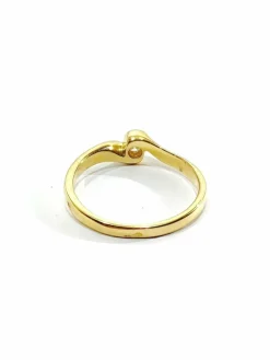 Bague Solitaire Or Jaune Diamant 0.13ct