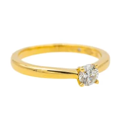 Bague Solitaire Or jaune Diamant