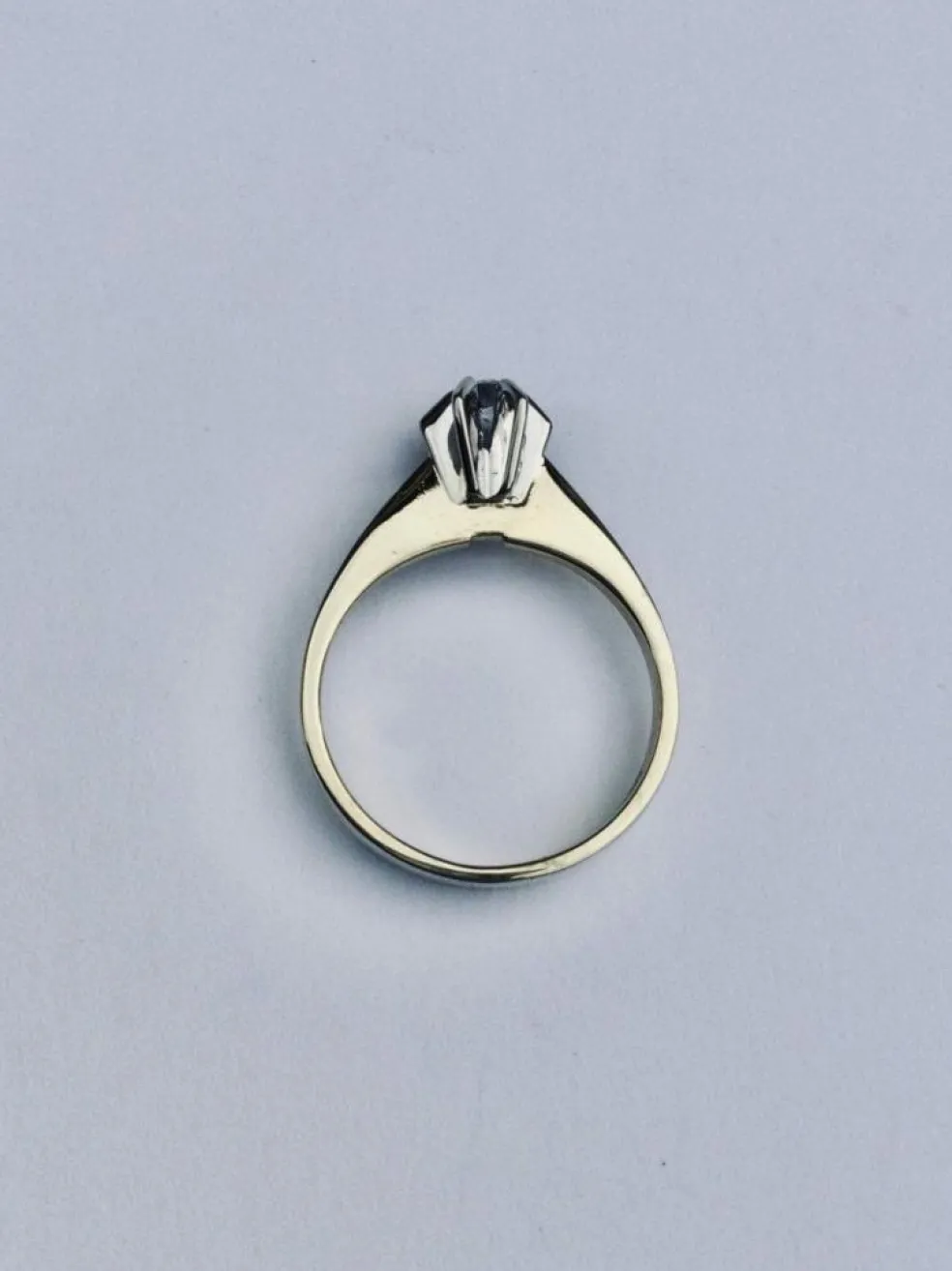 Bague Solitaire Or Jaune Diamant 0.16ct