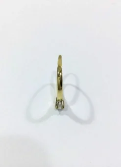 Bague Solitaire Or Jaune Diamant 0.14ct