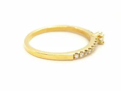 Bague Solitaire Or jaune Diamant