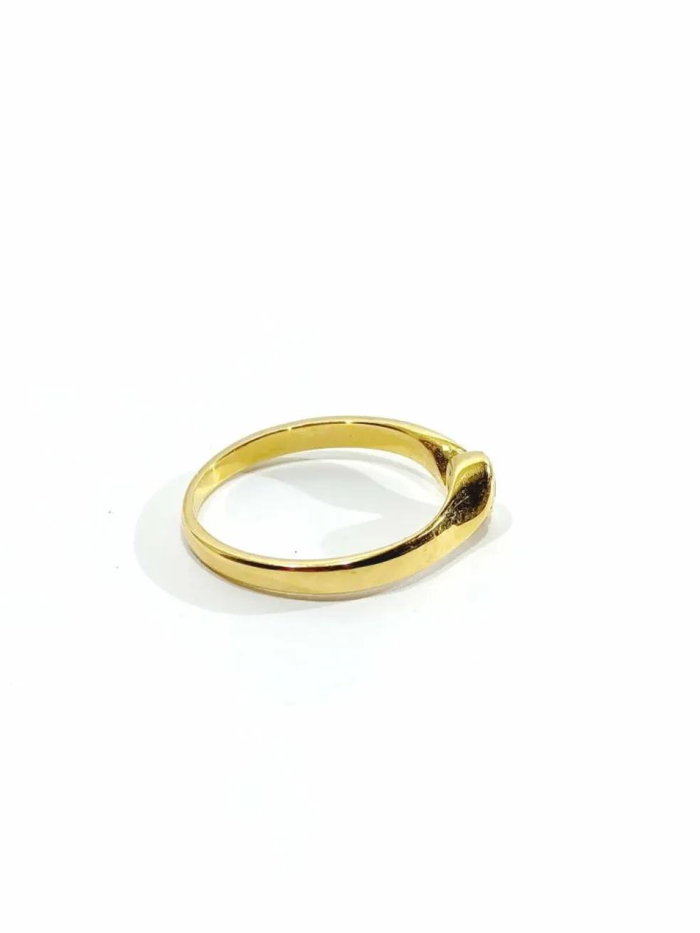 Bague Solitaire Or Jaune Diamant 0.13ct