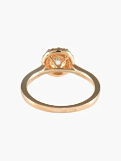 Bague Solitaire Or rose Diamants