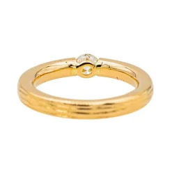 Bague Solitaire Or rose Diamant