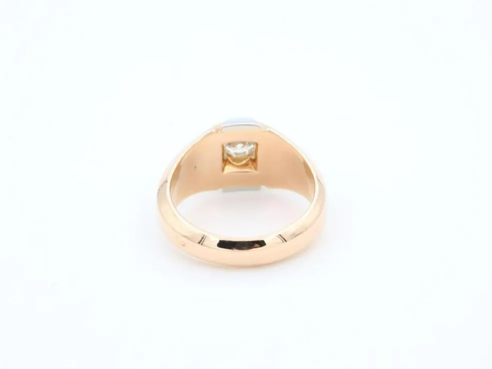 Bague Solitaire Or rose Diamant