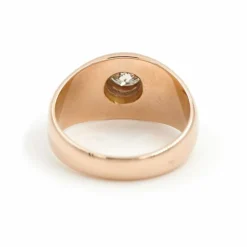 Bague Solitaire Or rose Diamant