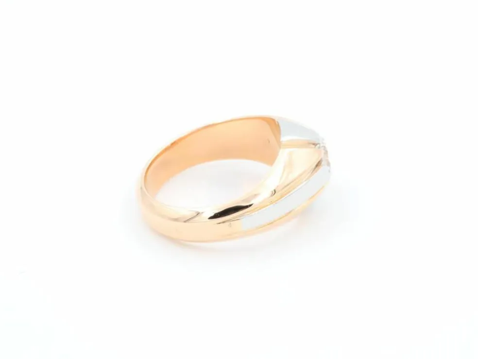 Bague Solitaire Or rose Diamant