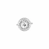 Bague solitaire platine diamant 2,20ct