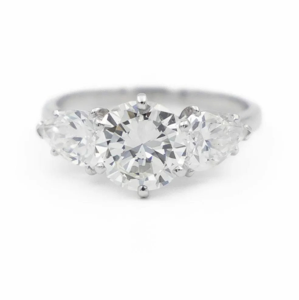 Bague Solitaire Platine Diamant