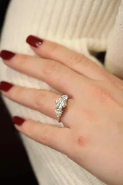 Bague Solitaire Platine Diamant
