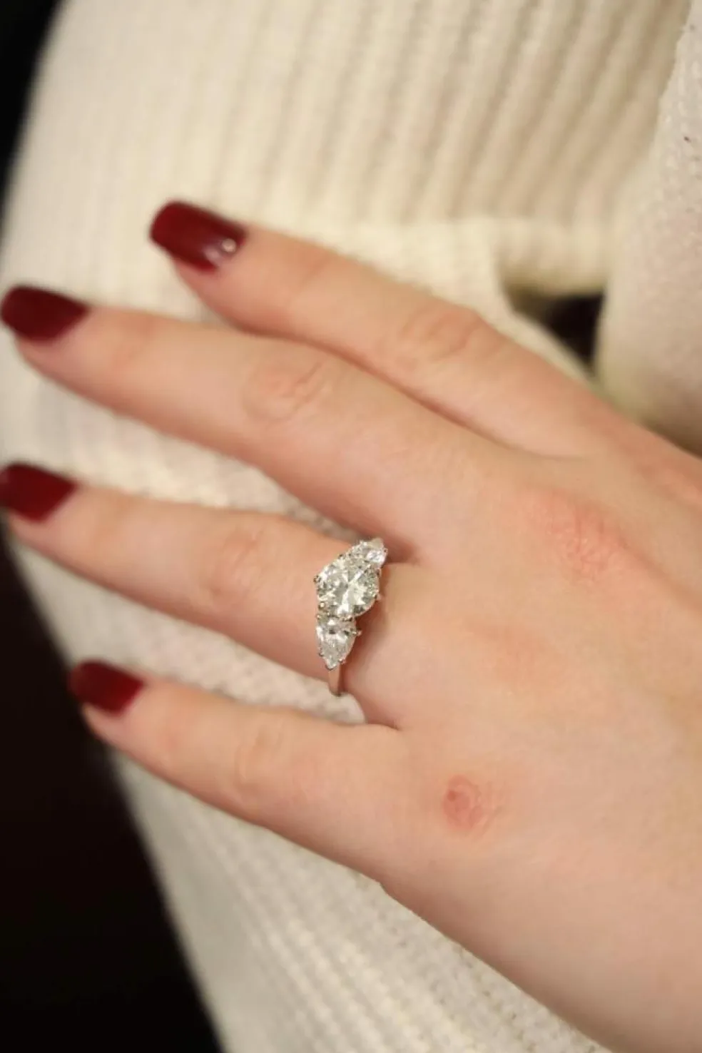 Bague Solitaire Platine Diamant