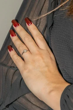Bague Solitaire Platine Diamant