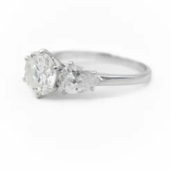 Bague Solitaire Platine Diamant