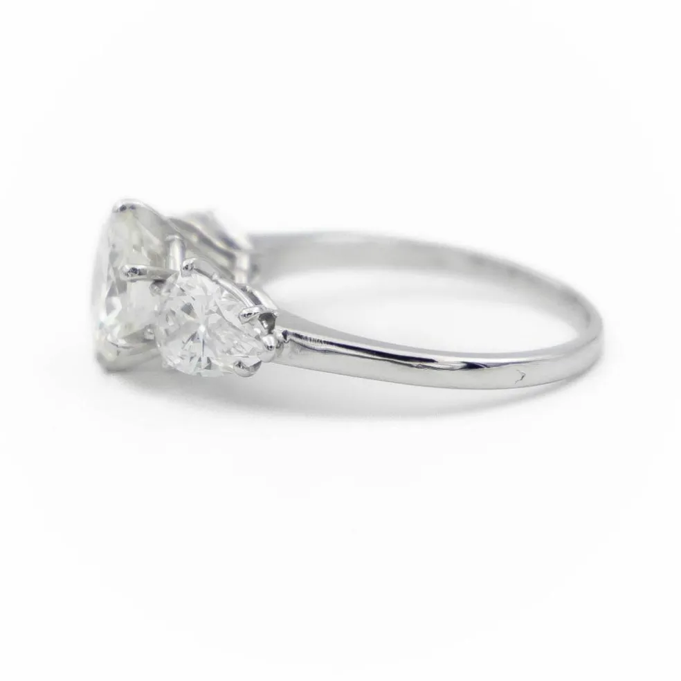 Bague Solitaire Platine Diamant