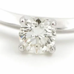 Bague Solitaire Platine Diamant