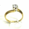 Bague solitaire Salvini en or jaune et diamant