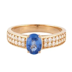 Bague Solitaire Saphir Ceylan Diamants
