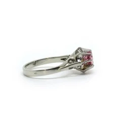 Bague Solitaire Tourmaline Rose