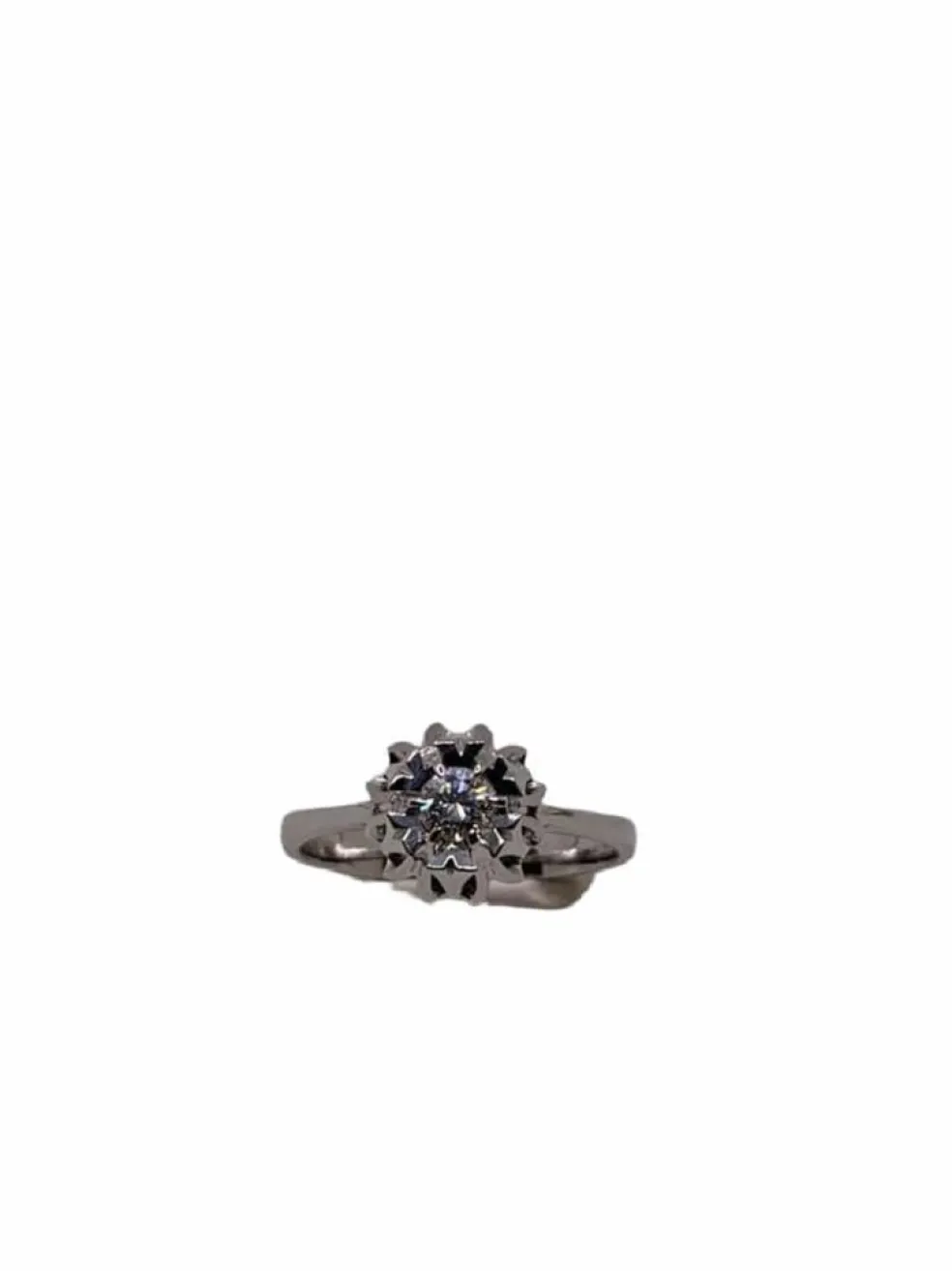 Bague solitaire vintage