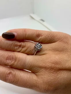 Bague solitaire vintage